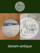 皇家哥本哈根新艺术主义冬季风景配重盘No 1287/1117