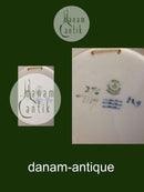 Royal Copenhagen Jugendstil Blechteller mit Blumenmotiv Nr. 376/1117