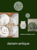 Royal Copenhagen Art Nouveau Teller mit Blumenmotiven. Salatteller Nr. 10521