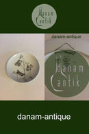 Royal Copenhagen Motiv Platte med Blmoster og Natsværmer No 1808/1125