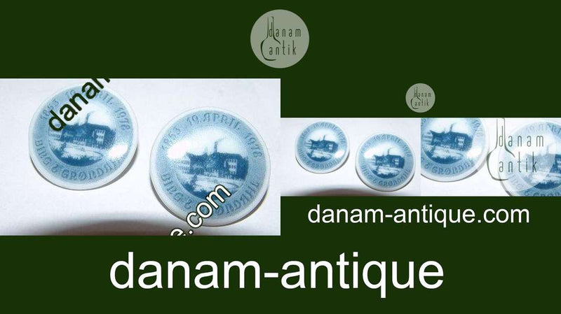 Bing & Grondahl 125th Jubilee Brooch/button