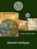 ロイヤルコペンハーゲン アールヌーボークリスタルグレーズ花瓶 イエロー（ソーレンベルグ作