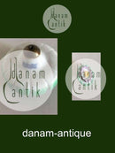 Royal Copenhagen Green / Purple / Yellow Porcelain Flower