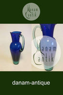 Royal Copenhagen Pitcher in Blue glass