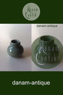 Royal Copenhagen Eva Stæhr-Nielsen Vase decorated with Green Glaze No 22446