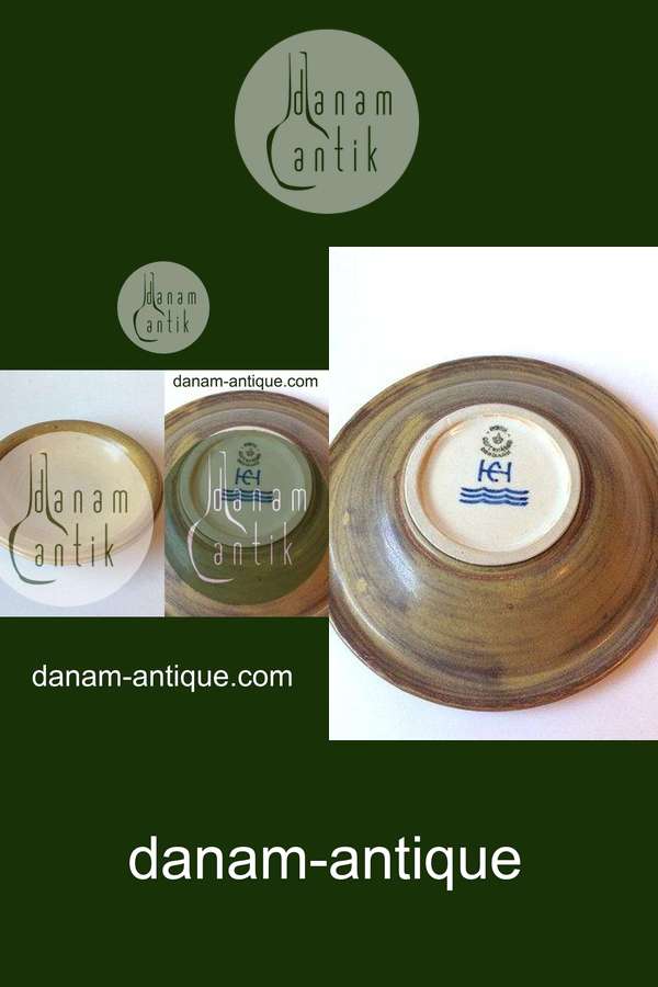 Royal Copenhagen Stentøjskål unika af Carl Halier