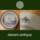 Royal Copenhagen Unika Vægtallerken/Fad fra Bonnesens Stel af Oluf Jensen fra 1917