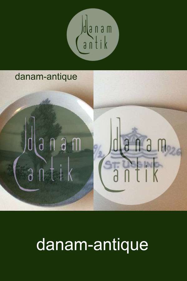 Royal Copenhagen Art Nouveau Unika Vægtallerken af Stephan Ussing fra 1926