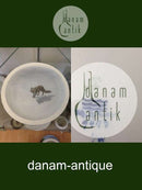 Royal Copenhagen Art nouveau Unika Tallerken af Vilhelm Fischer No 9473 fra Januar 1906