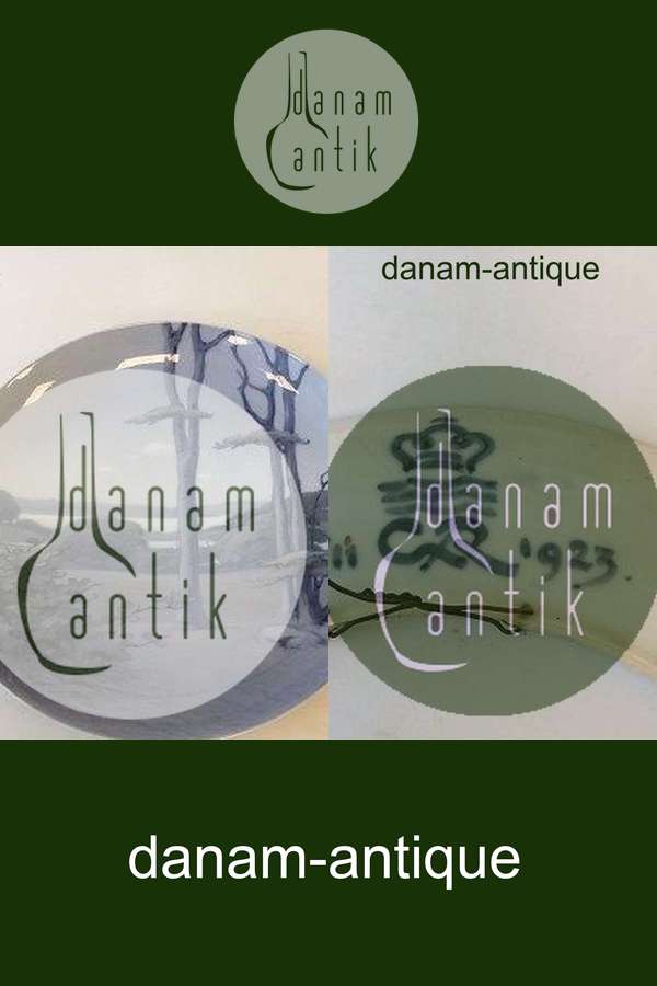 Royal Copenhagen Unika Vægtallerken af Gotfred Rode fra 1923