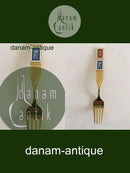 Anton Michelsen Commemorative Fork In gilded sterling Silver from 1964.