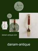 Anton Michelsen Commemorative Fork In Gilded Sterling Silver from 1960. 