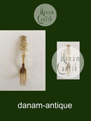 Anton Michelsen Mindegaffel I Forgyldt Sterling Sølv fra 1940.