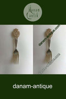 Anton Michelsen Mindegaffel i forgyldt Sterling Sølv fra 1933.