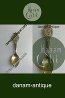 アントン・ミケルセン記念スプーン（金メッキスターリングシルバー）1933年製。