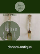 Anton Michelsen Mindegaffel i forgyldt Sterling Sølv fra 1899.