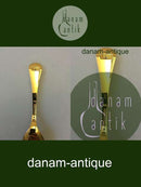 Georg Jensen Annual Teaspoon in gilded Sterling Silver 1987 with enamel.