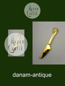 Georg Jensen Årskniv 1985 i forgyldt Sterling Sølv med emalje