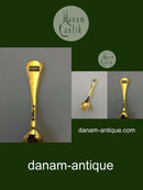 Georg Jensen Annual Teaspoon 1980 in gilded Sterling Silver with enamel