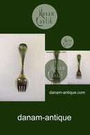 Georg Jensen Annual Fork 1979  Gilded Sterling Silve