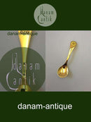 Georg Jensen Årsske 1973 i forgyldt Sterling Sølv