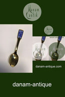 Royal Copenhagen 1994 Forgyldt Årsske med Emaljemotiv