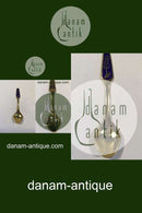 Meka Sterling Sølv forgyldt Juletheske 1979.