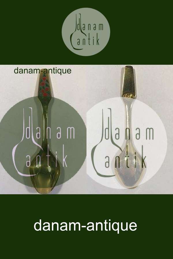 Meka Sterling Sølv  forgyldt Juletheske 1976.