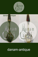 Meka Sterling Sølv forgyldt Juletheske 1972