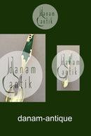 Sorenco Christmas Spoon  made of gilded sterling silver with blue enamel. Measures 16,5 cm (6 ½")