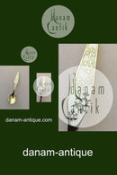 Sorenco Christmas Spoon 1967 made of gilded sterling silver with enamel. Measures 16,5 cm (6 ½")