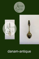 Meka Sterling Sølv forgyldt Juletheske 1975