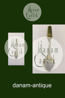 Meka Sterling Sølv forgyldt Juletheske 1974.