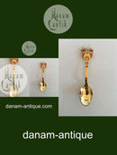 A. Michelsen 1972 Juleske Forgyldt Sterling Sølv med Emalje