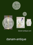 Sorenco Christmas Spoon 1970 made of gilded sterling silver with blue enamel