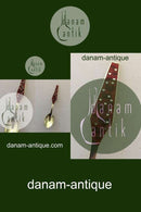 orenco Christmas Spoon 1969 made of gilded sterling silver with enamel. Measures 16,5 cm (6 ½")