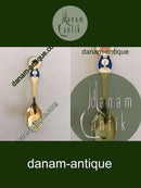 A.ミケルセン 1969 クリスマス スプーン ゴールドプレート スターリングシルバー エナメル