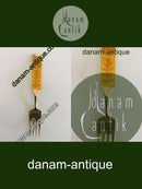 A. Michelsen 1967 Julegaffel Forgyldt Sterling Sølv med Emalje