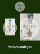 A. Michelsen 1953 Julegaffel Forgyldt Sterling Sølv med Emalje