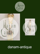 A. Michelsen Christmas Fork 1921 Gilded Sterling Silver with Enamel