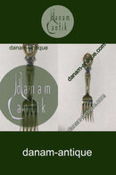 A. Michelsen 1911 Julegaffel Delvist Forgyldt Sterling Sølv