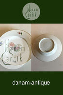 Royal Copenhagen Saxon Flower, Plain Lunch Plate No 493/10516