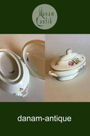 Royal Copenhagen Saxon Flower, Plain Oval Tureen with Lid No 493/9058