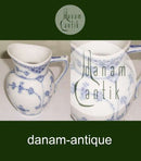 ロイヤルコペンハーゲンポーセリンブルーフルーテッドクリームジャグ No 522