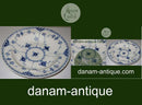 Royal Copenhagen Blue Fluted Half Lace Deep Plate No. 567