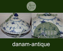 Royal Copenhagen Blue Fluted Full Lace Round lidded Dish No 1128