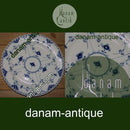 皇家哥本哈根蓝色凹槽大圆盘 No 1041