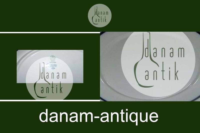 Royal Copenhagen Indigo Spisetallerken No 14924