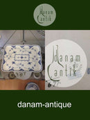 Royal Copenhagen musselmalet halvblonde Bakke No 677