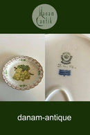 Royal Copenhagen Saksisk Blomst Frugt. Ovalt Fad